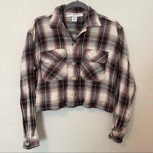 Vintage Cropped Flannel